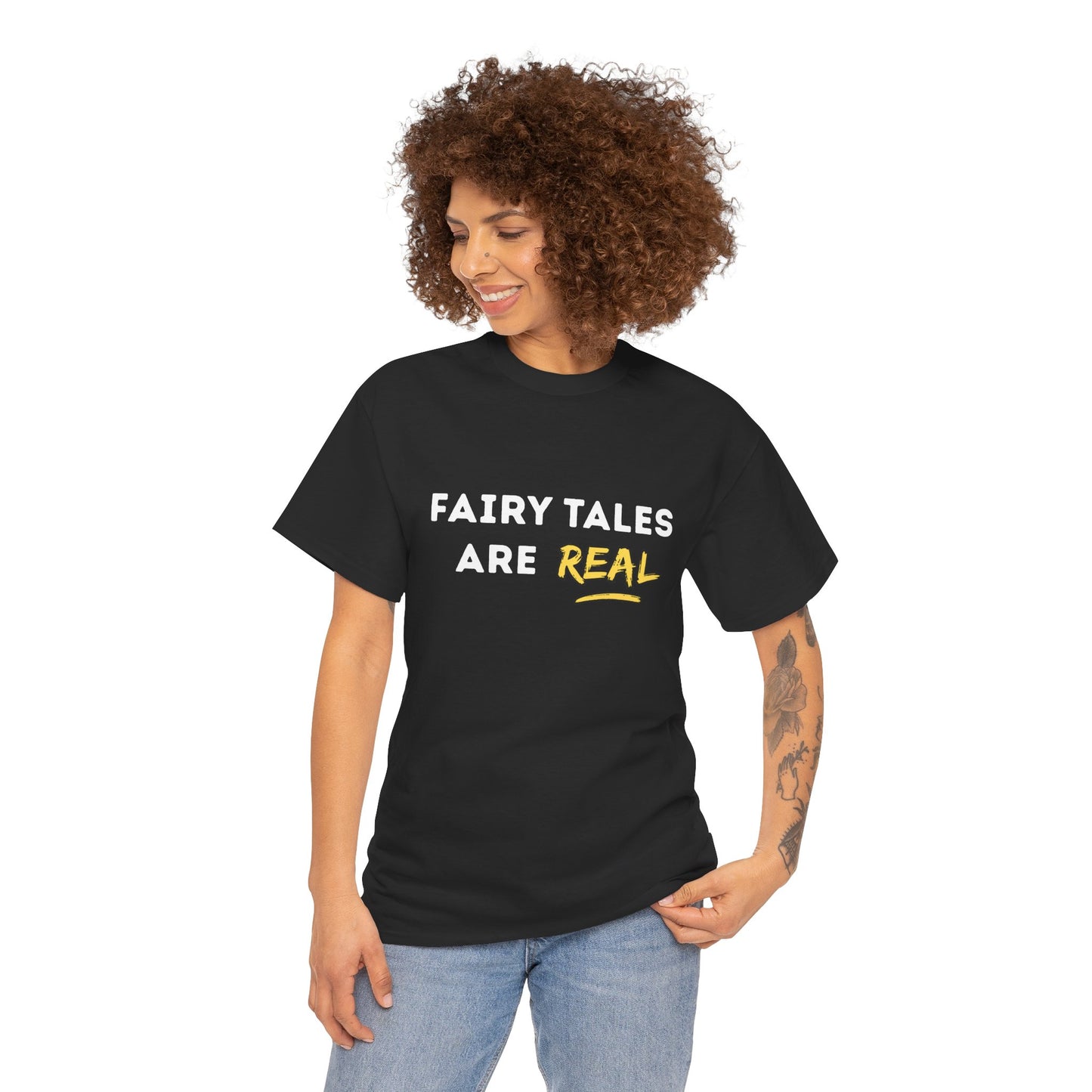 Fairy Tales Are Real Unisex Cotton T-Shirt
