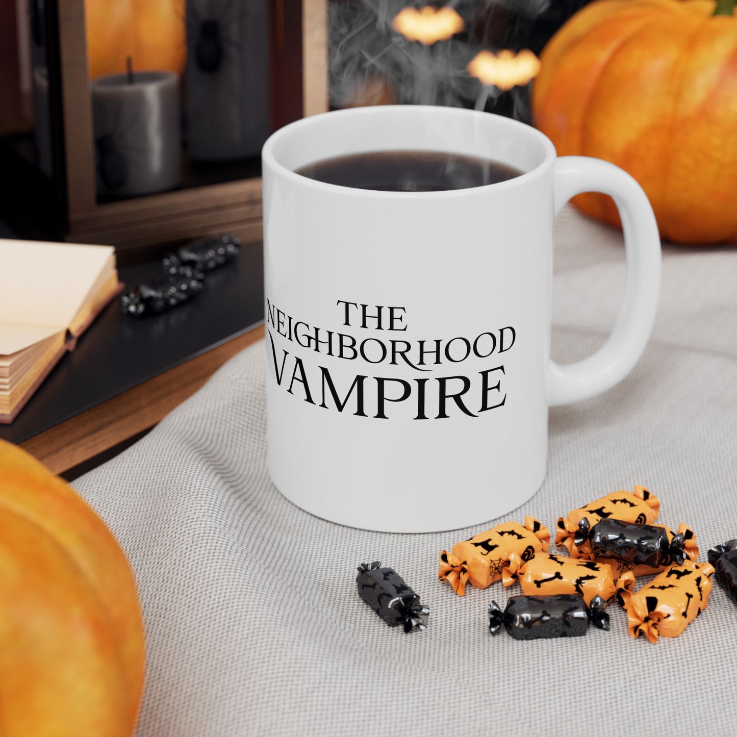 The Neighborhood Vampire "Love Bites" Ceramic Mug: Coffee Cup - 11oz/15oz
