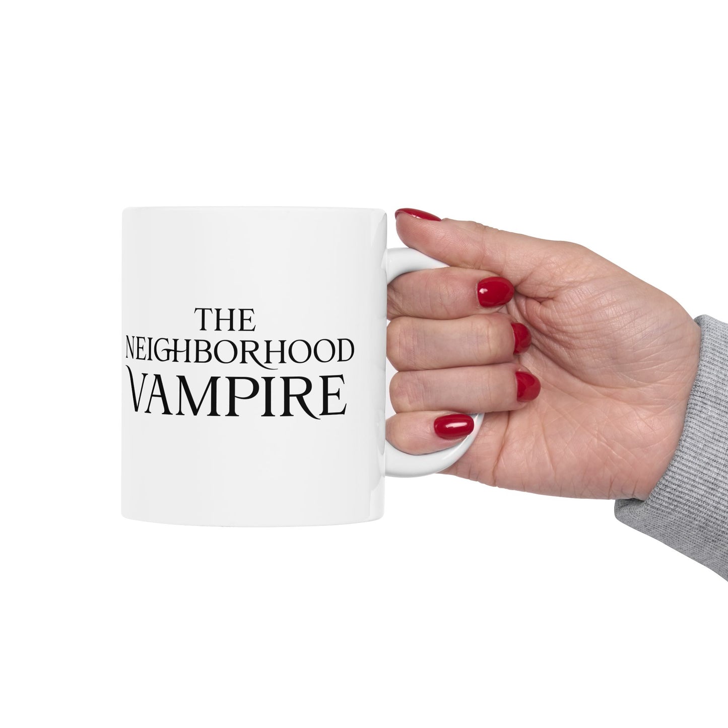 The Neighborhood Vampire "Love Bites" Ceramic Mug: Coffee Cup - 11oz/15oz