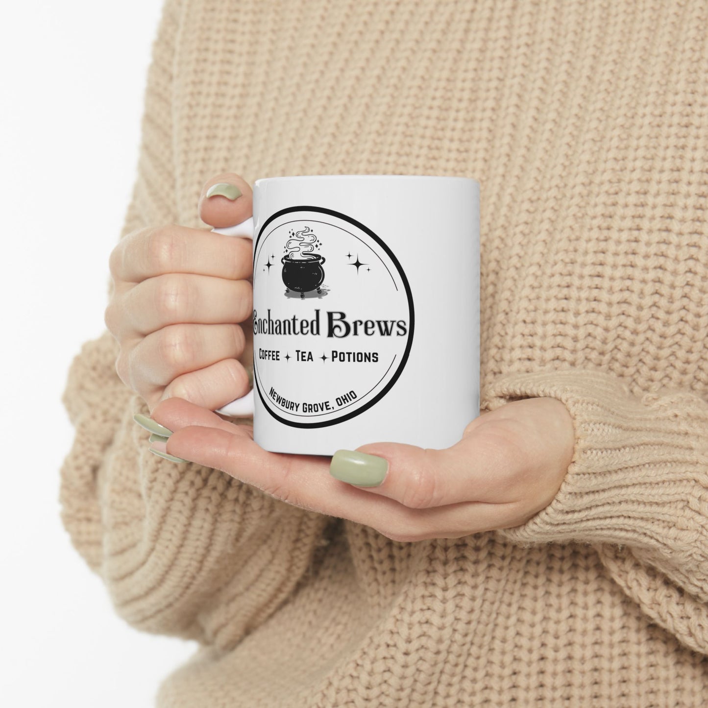 Enchanted Brews Coffee and Tea Shop: Ceramic Mug (11oz or 15oz)