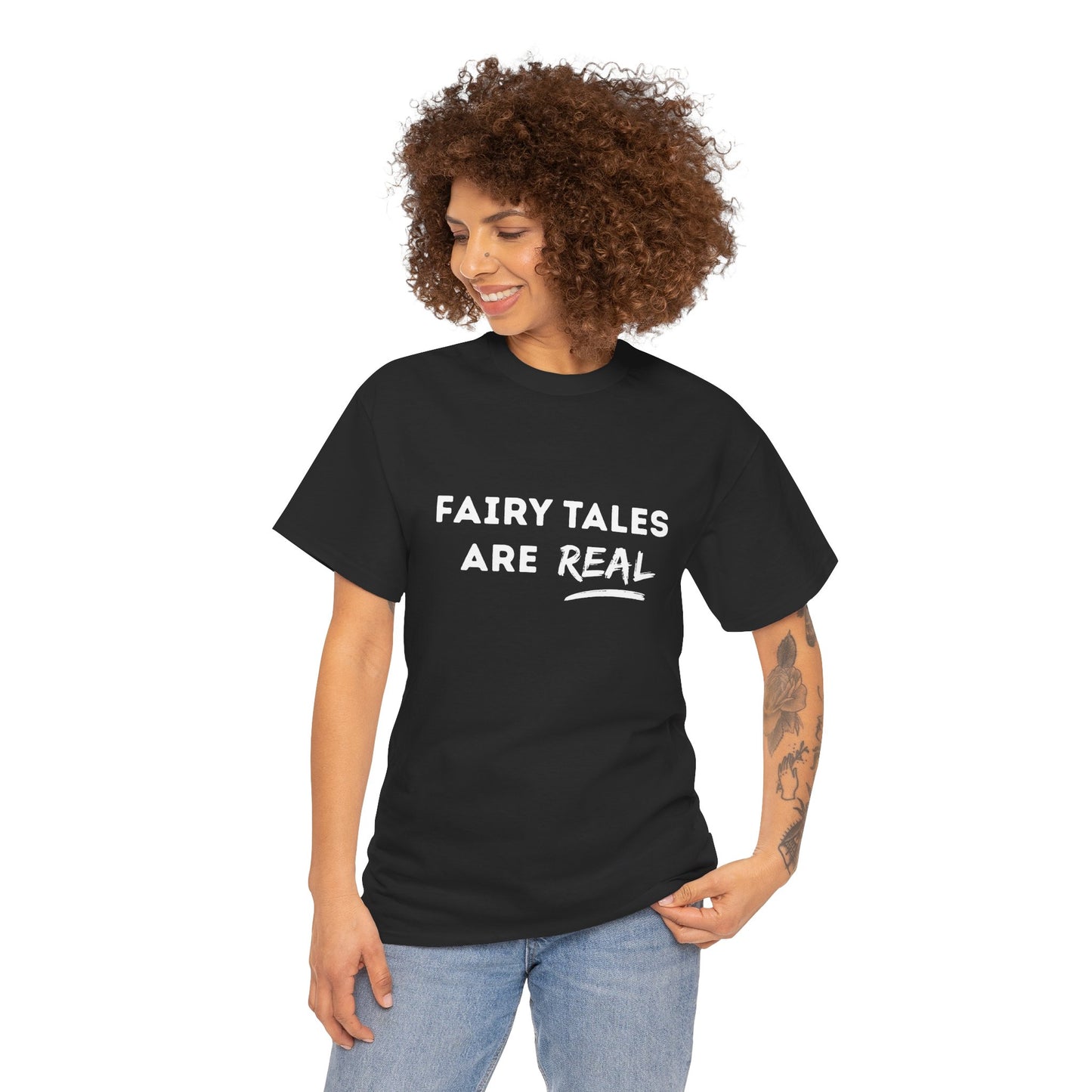 Fairy Tales Are Real Unisex Cotton T-Shirt
