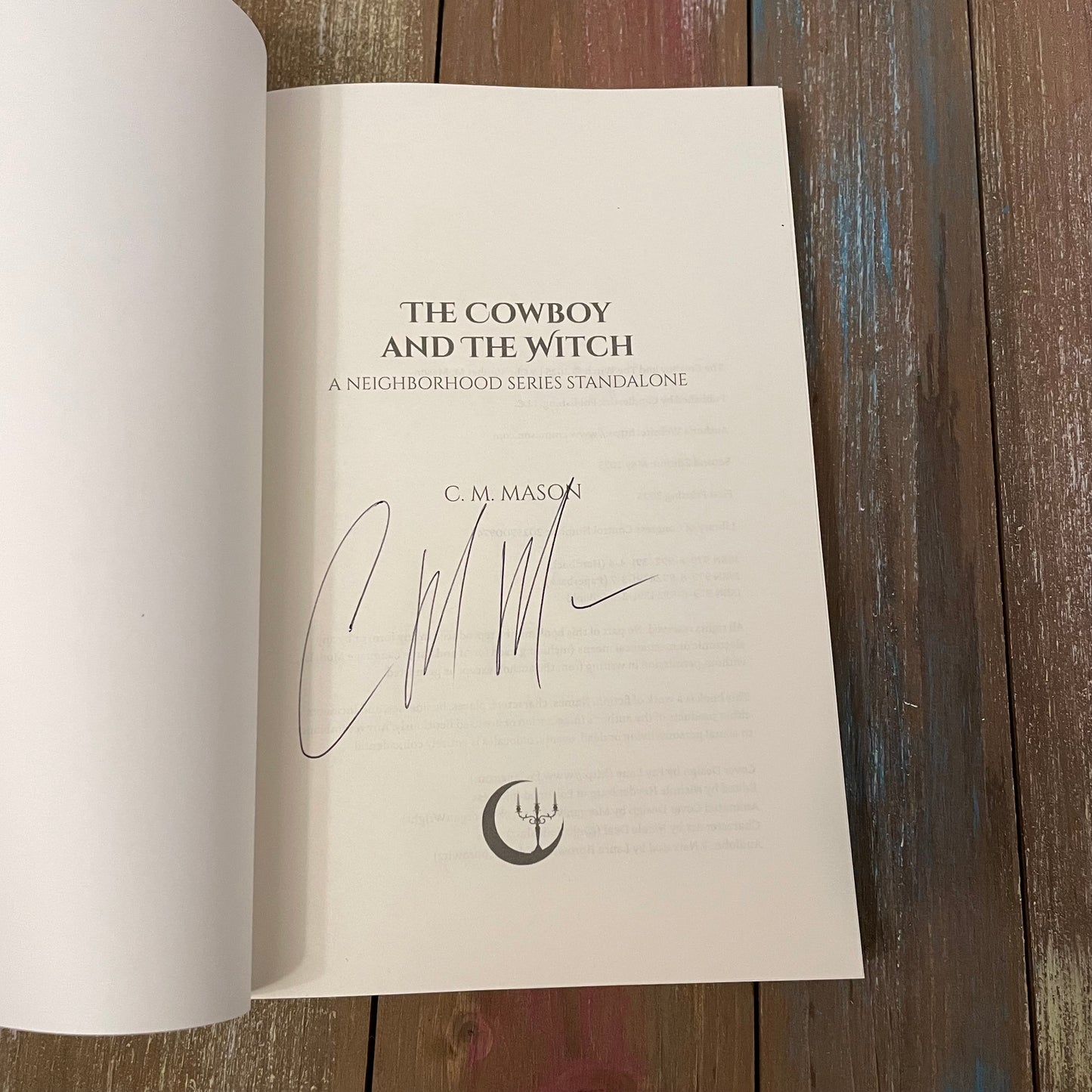 SIGNED - The Cowboy and The Witch Paperback