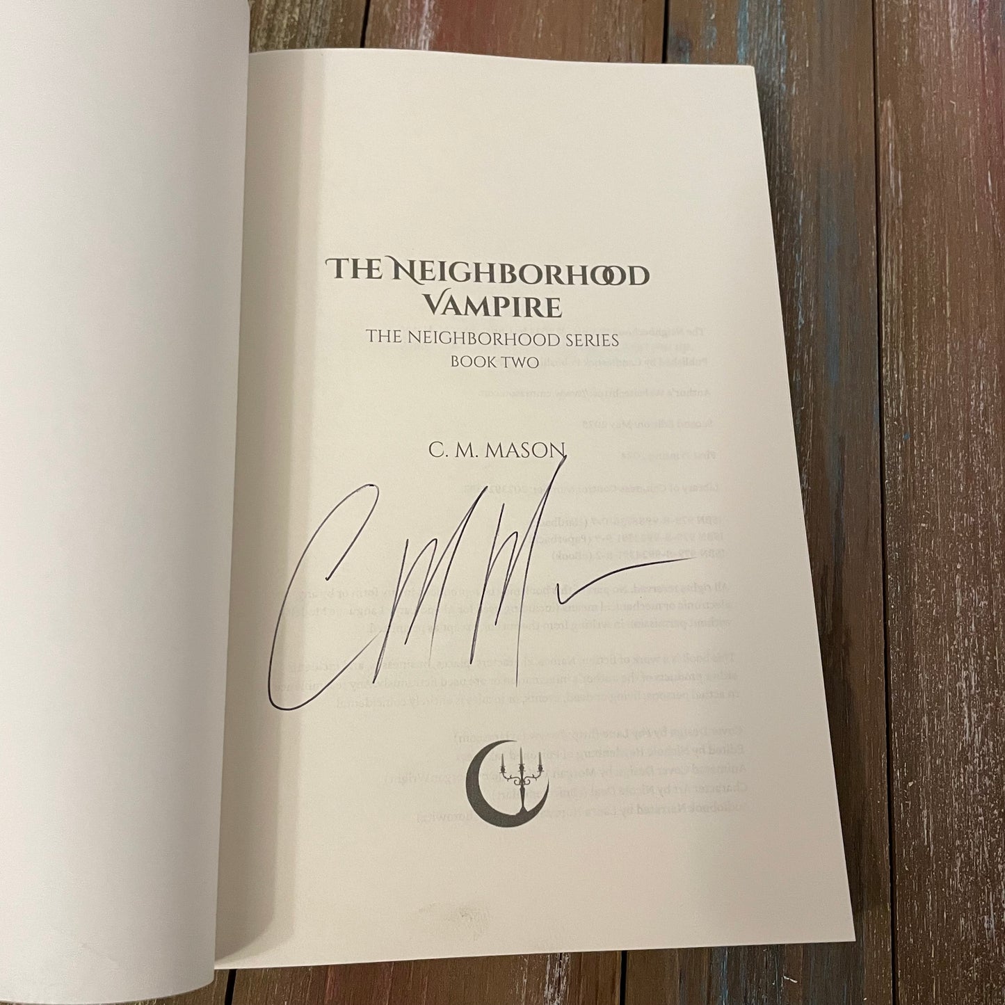 SIGNED - The Neighborhood Vampire Paperback